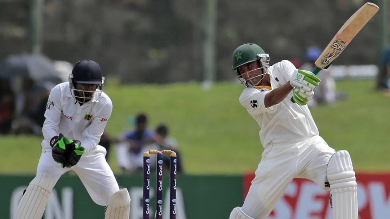 Younis Khan's assured footwork helped him blunt the spinners, Sri Lanka v Pakistan, 1st Test, Galle, 1st day, August 6, 2014