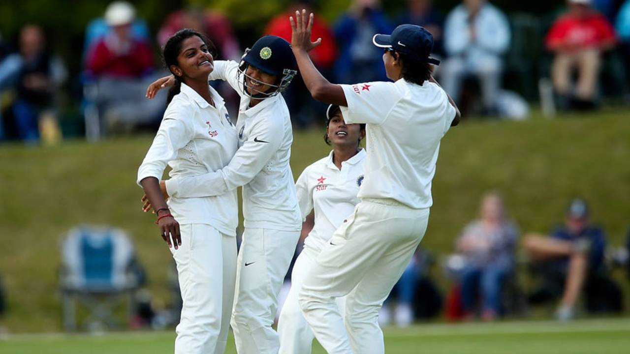 Nagarajan Niranjana ran through England's top order, England Women v India Women, Only Test, Wormsley, 1st day, August 13, 2014