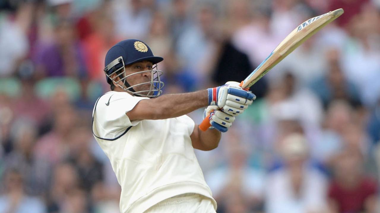 MS Dhoni started opening up with the tail for company, England v India, 5th Investec Test, The Oval, 1st day, August 15, 2014