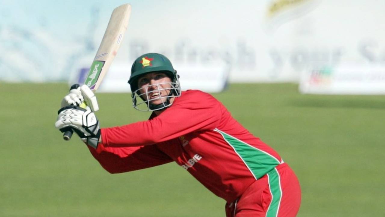 Brendan Taylor whips one to the leg side, Zimbabwe v South Africa, 2nd ODI, Bulawayo, August 19, 2014