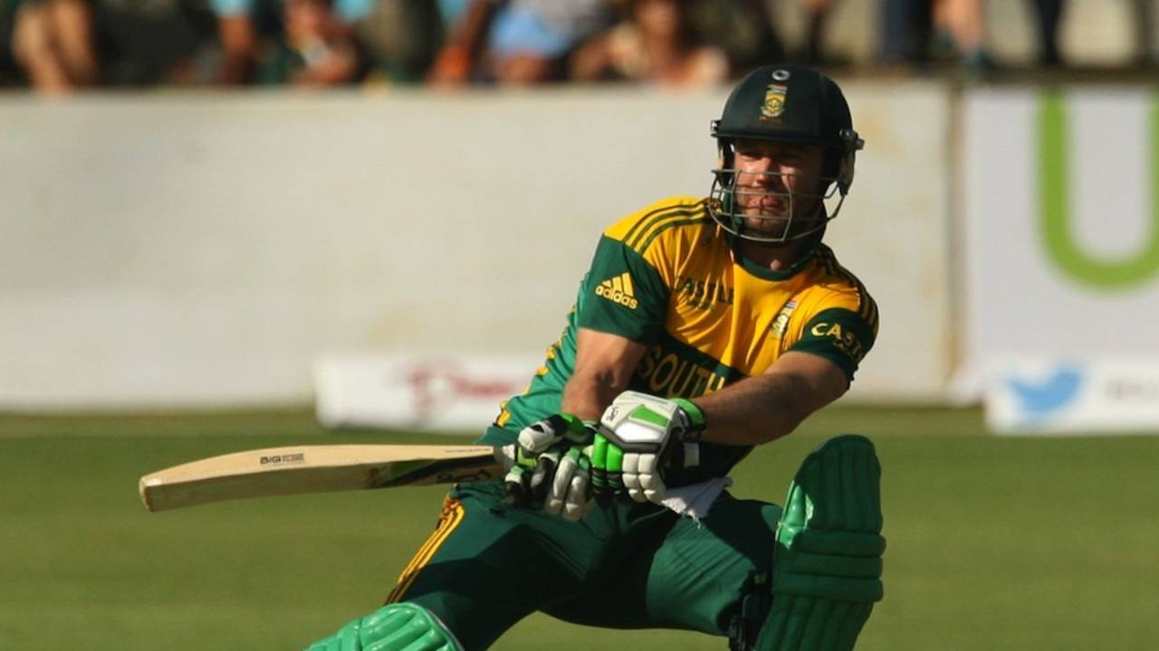 AB de Villiers'  unbeaten 136 was the second highest ODI score by a South Africa captain&nbsp;&nbsp;&bull;&nbsp;&nbsp;AFP