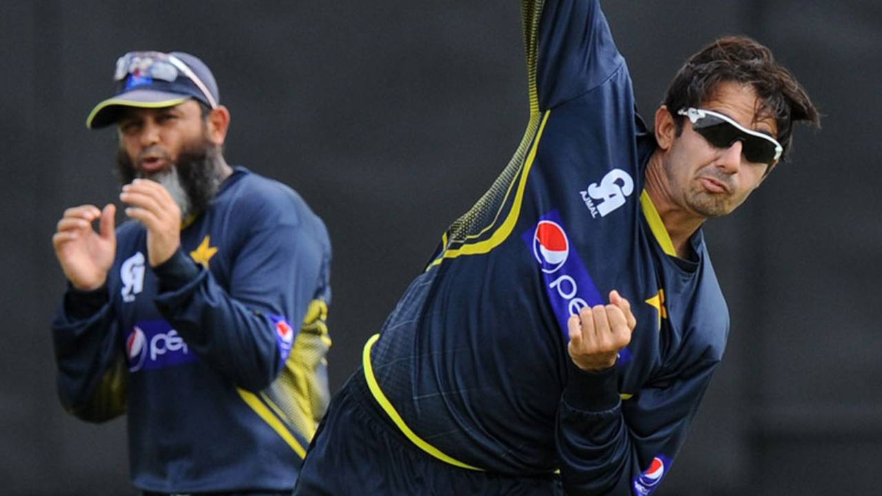 Saeed Ajmal: "My action was chest-on before. Now it is more side-on and I am pivoting a little."&nbsp;&nbsp;&bull;&nbsp;&nbsp;AFP
