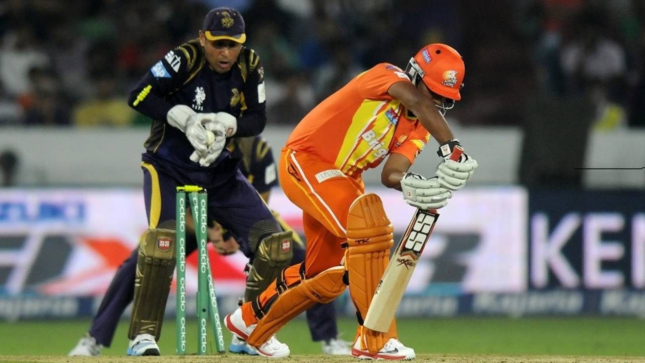 Asif Raza was clueless against this Sunil Narine delivery, Kolkata Knight Riders v Lahore Lions, Champions League T20, Hyderabad, September 21, 2014