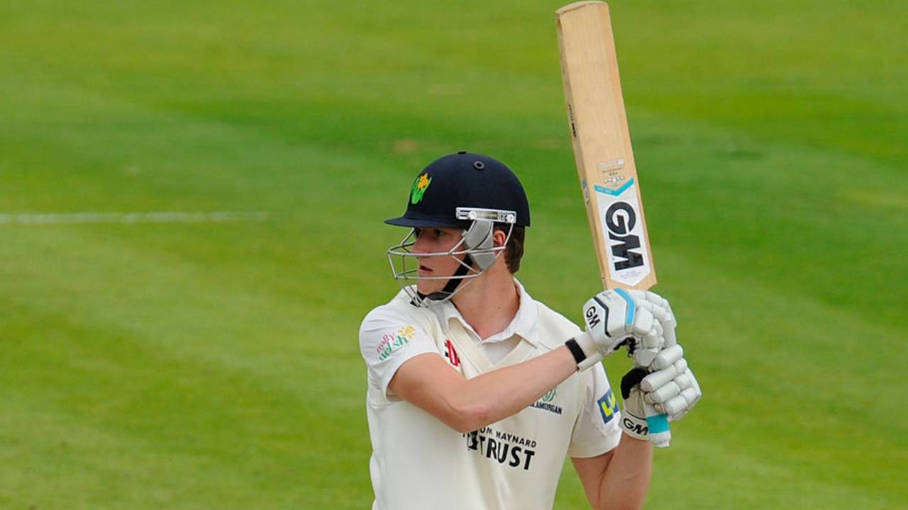Aneurin Donald marked his first-class debut with 59, Glamorgan v Hampshire, County Championship, Division Two, September 25, 2014