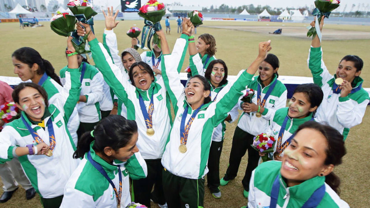 Pakistan Women's team won the gold medal at the Asian Games in 2014&nbsp;&nbsp;&bull;&nbsp;&nbsp;Getty Images
