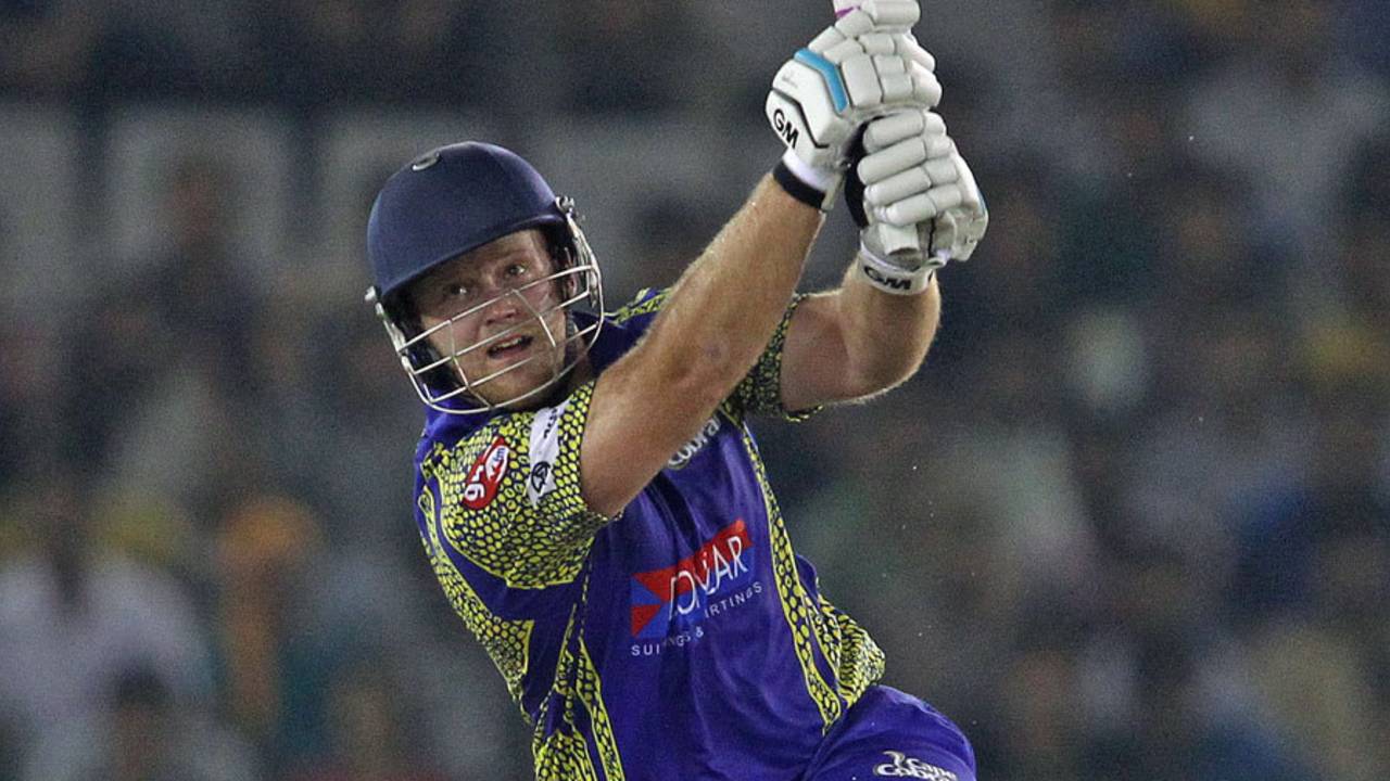 Richard Levi's 42 had three sixes and two fours, Cape Cobras v Kings XI Punjab, Champions League T20, Group B, Mohali, September 28, 2014
