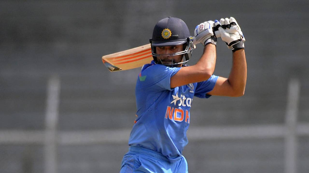 Rohit Sharma proved his fitness with a quickfire 142, Indians v Sri Lanka A, one-dayer, Mumbai, October 30, 2014