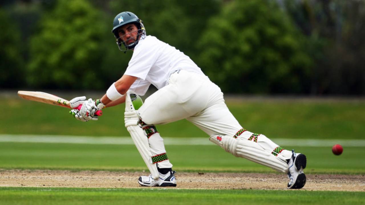 Mathew Sinclair bats, New Zealand Invitational XI v England XI, Dunedin, 2nd day, February 26, 2008 