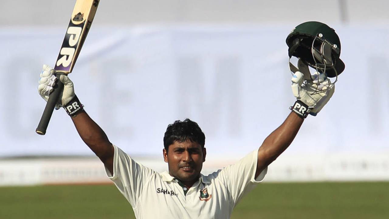 Imrul Kayes scored a hundred on comeback, Bangladesh v Zimbabwe, 3rd Test, 1st day, Chittagong, November 12, 2014