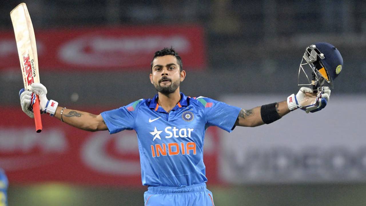 Virat Kohli has a highest of 183 in ODIs against Pakistan, but in eight other innings against them he has an aggregate of 83&nbsp;&nbsp;&bull;&nbsp;&nbsp;BCCI