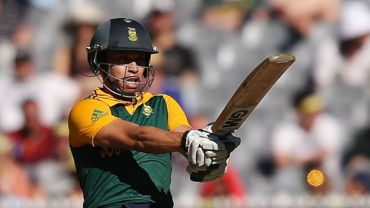 Farhaan Behardien made 22 off 23 balls, Australia v South Africa, 4th ODI, Melbourne, November 21, 2014