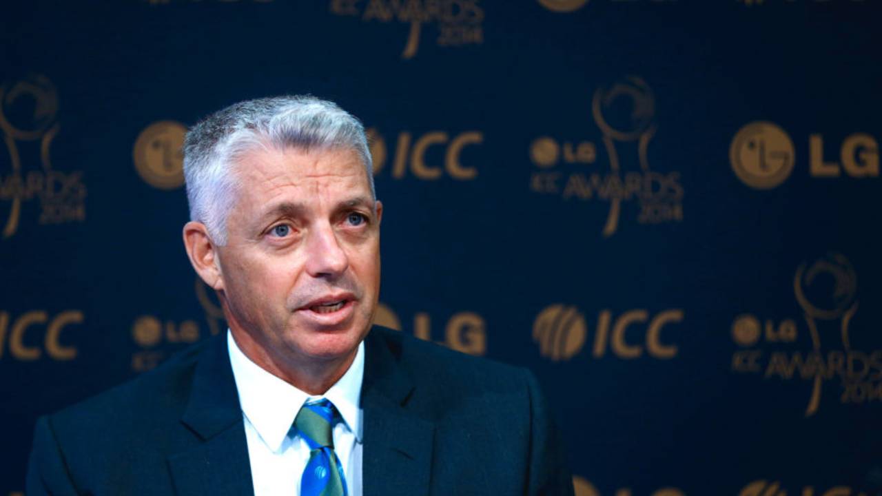 ICC chief executive David Richardson at a press conference announcing the ICC awards shortlists, Dubai, November 5, 2014