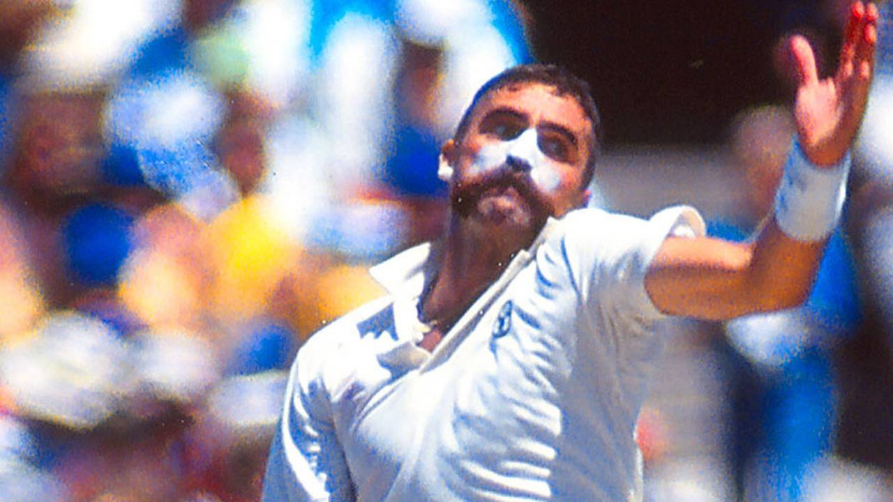 Merv Hughes took a hat-trick but lost in Perth, 1988&nbsp;&nbsp;&bull;&nbsp;&nbsp;Getty Images