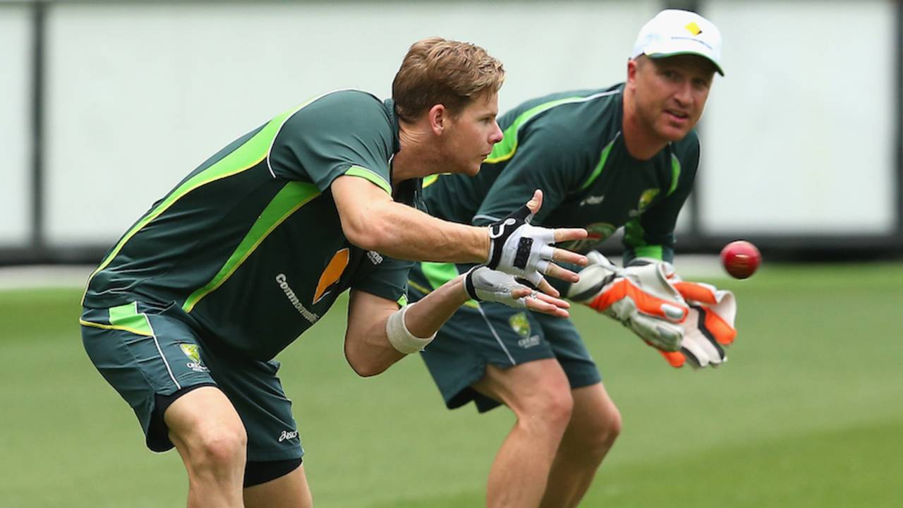 Brad Haddin on Steve Smith:  "He is a good leader, he is only young and he is going to get better and better in the role"&nbsp;&nbsp;&bull;&nbsp;&nbsp;Getty Images