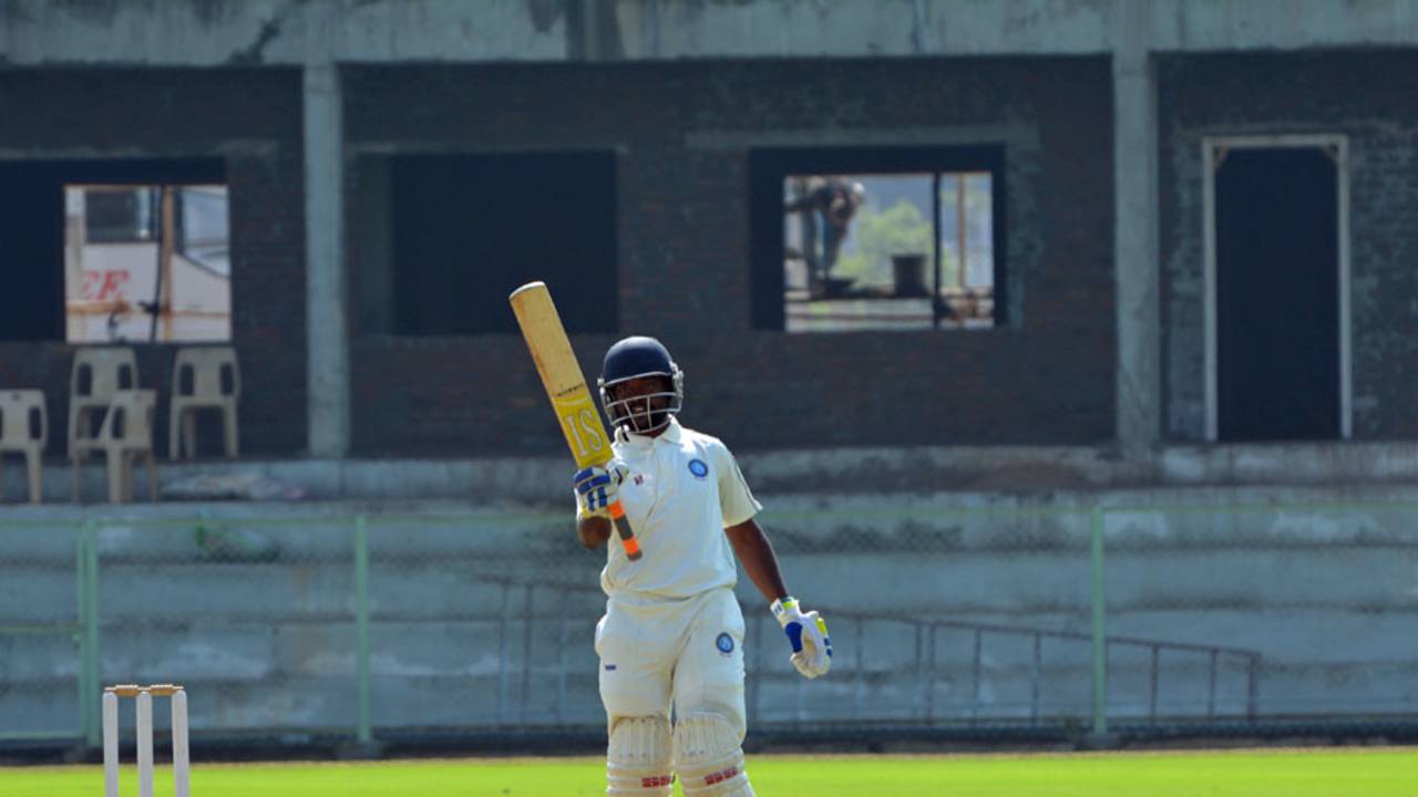 Debutant opener Prakash Munda scored a fifty before Jharkhand collapsed