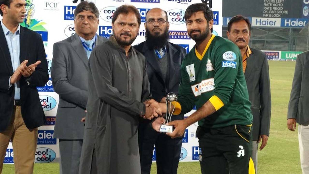 Ali Waqas was named Man of the Match for his 99, Federal United v Punjab Badshahs, Pentangular One Day Cup 2014-15, Karachi, January 5, 2015