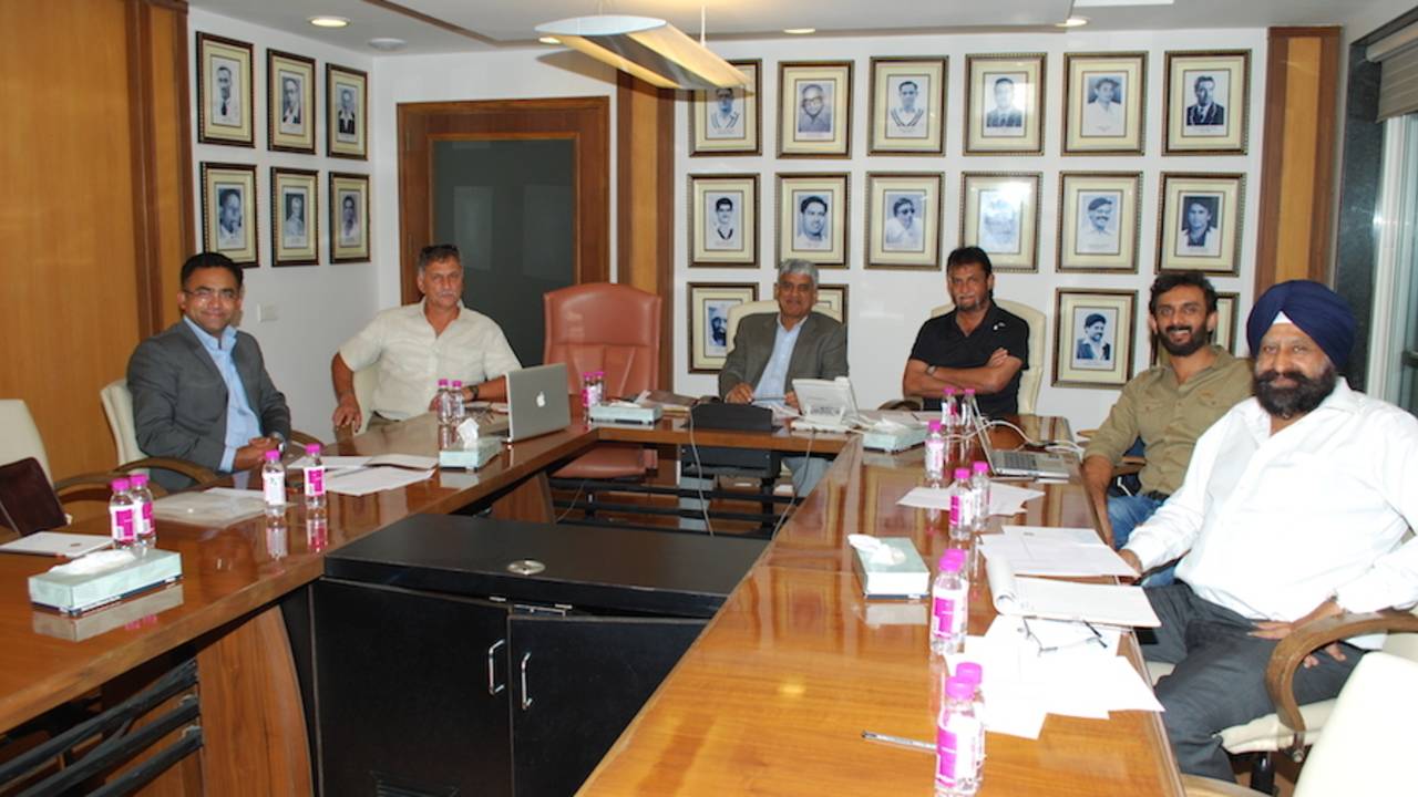 The Indian selection committee met to pick the squad for the World Cup, Mumbai, January 6, 2015