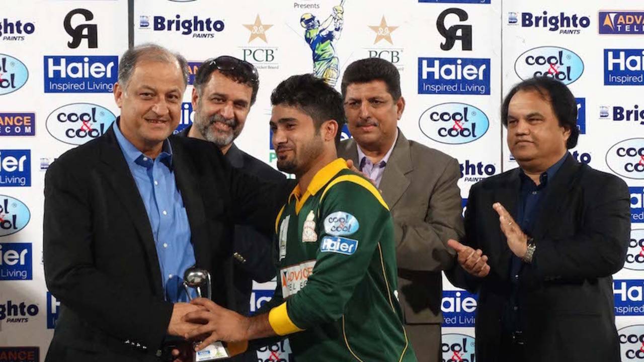 Umar Siddiq was the Man of the Match for his unbeaten 62, Sindh Knights v Punjab Badshahs, Pentangular One-Day Cup, Karachi, January 9, 2015