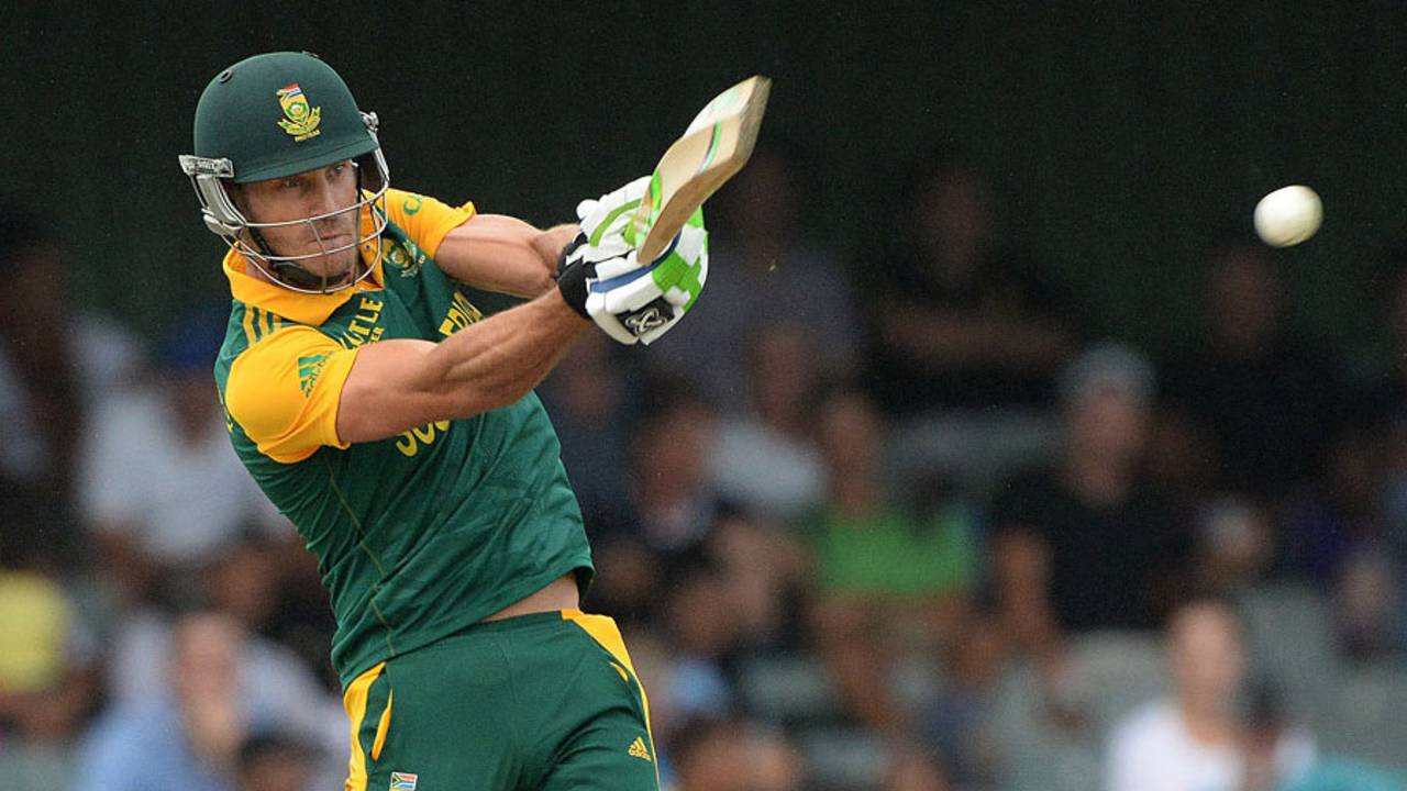 Faf du Plessis made the most of more time in the middle, South Africa v West Indies, 3rd ODI, East London, January 21, 2015