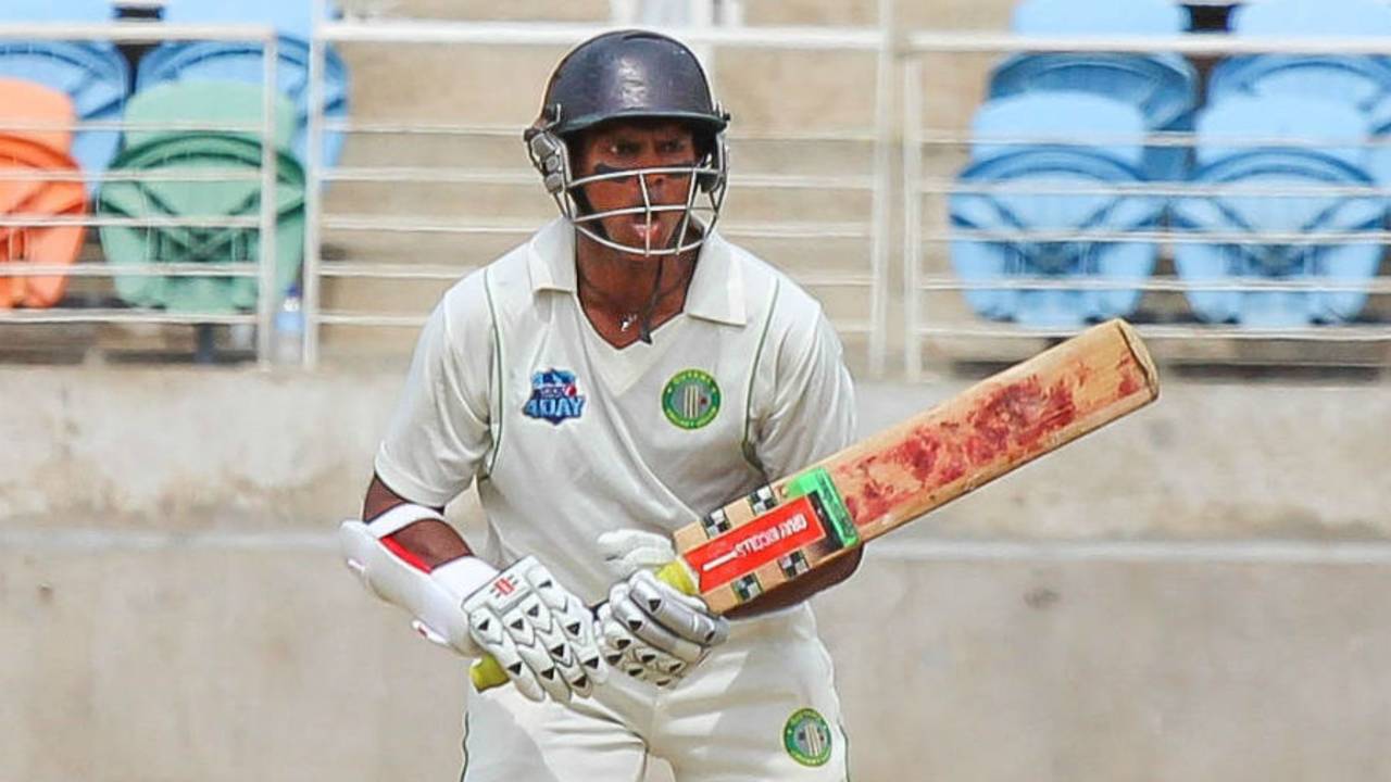Shivnarine Chanderpaul (pictured) and his son Tagenarine became the first father-son pair since 1931 to score fifties in the same first-class innings