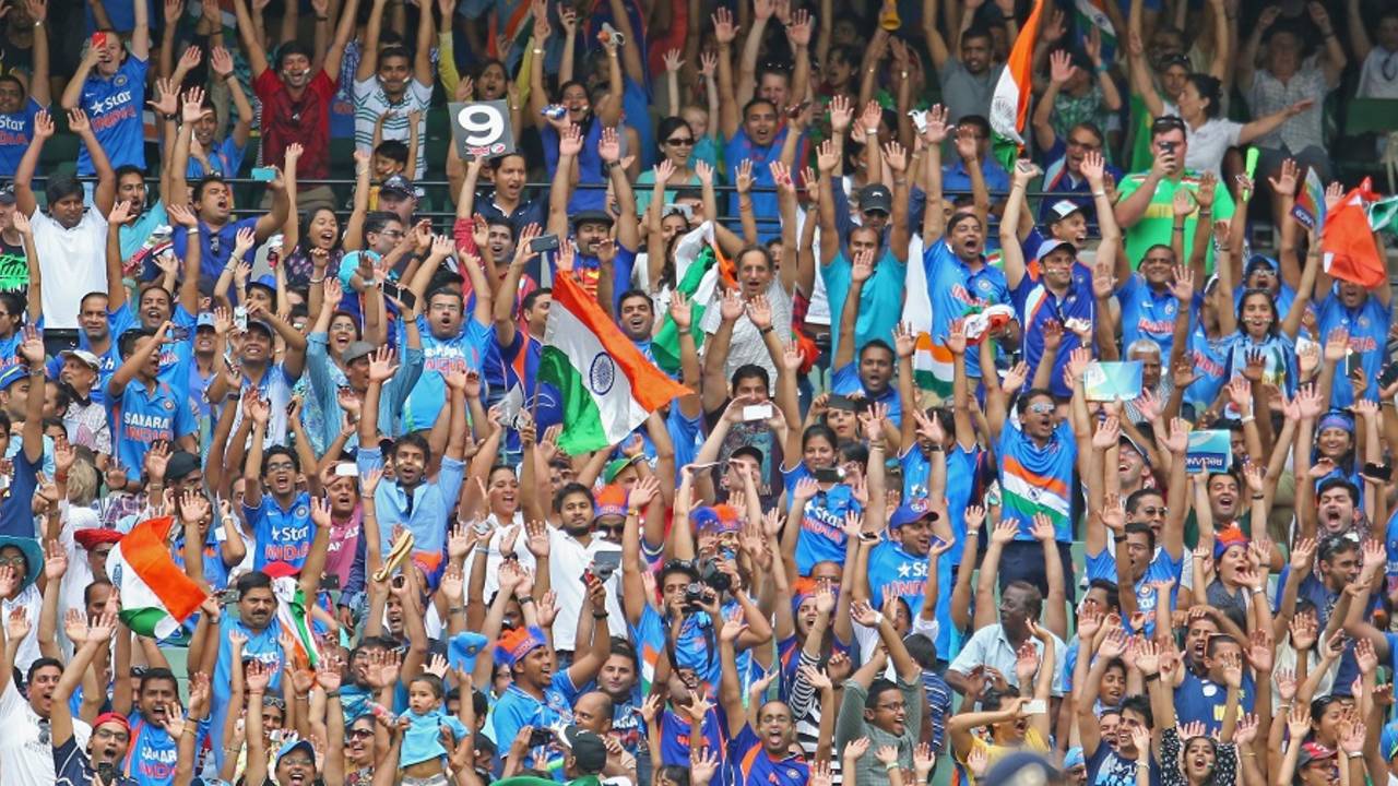 Packed to the rafters: Indian fans thronged the MCG and belted out their support for the team&nbsp;&nbsp;&bull;&nbsp;&nbsp;Getty Images