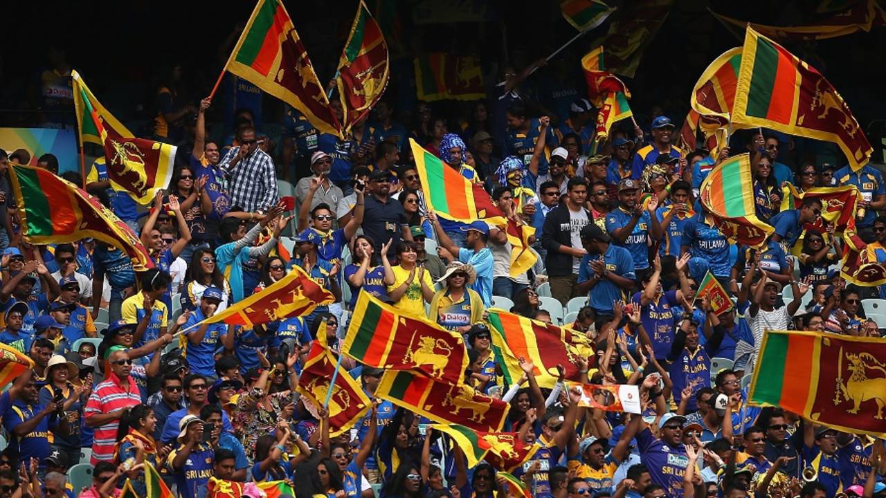 Sri Lanka fans throng the MCG, Bangladesh v Sri Lanka, World Cup 2015, Group A, Melbourne, February 26, 2015
