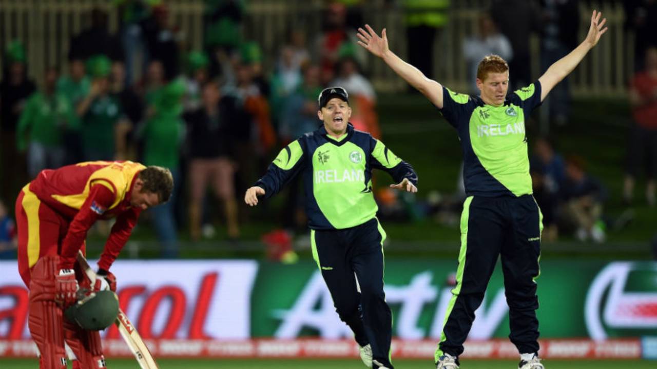 Ireland defeated Zimbabwe by five runs in their most recent encounter in the World Cup&nbsp;&nbsp;&bull;&nbsp;&nbsp;AFP