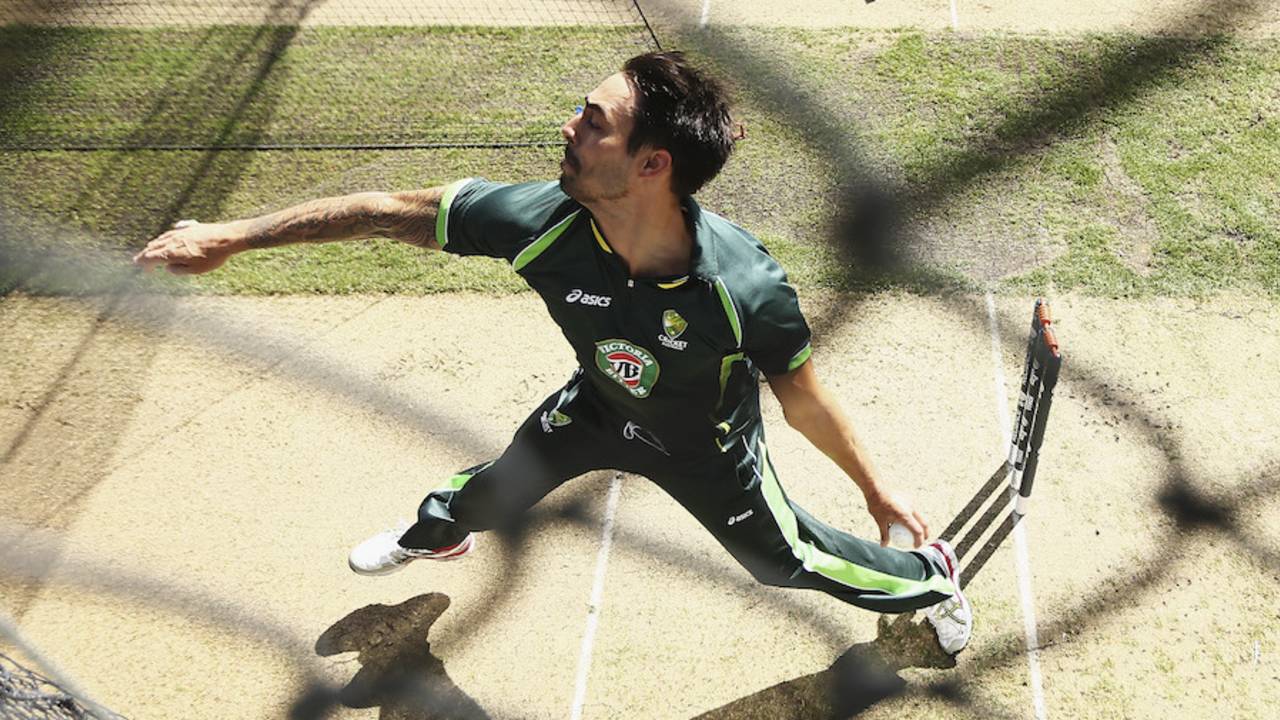 Mitchell Johnson agreed that his pace had been off last season, but he's back "in good rhythm"&nbsp;&nbsp;&bull;&nbsp;&nbsp;Getty Images