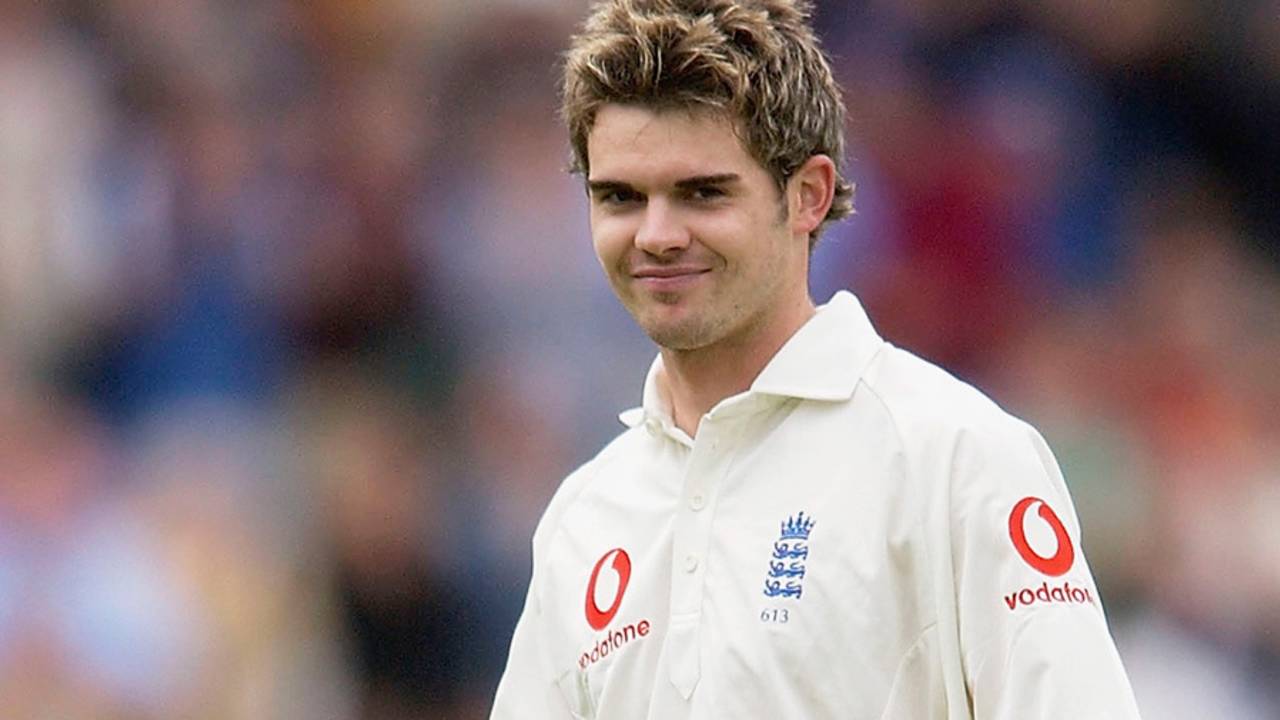 James Anderson took five wickets on Test debut, England v Zimbabwe, 1st Test, Lord's, 3rd day, May 24, 2003