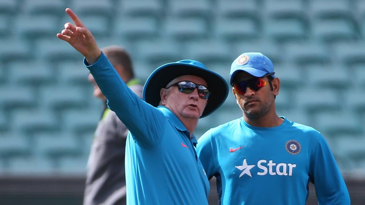 Duncan Fletcher and MS Dhoni plot India's route to the final