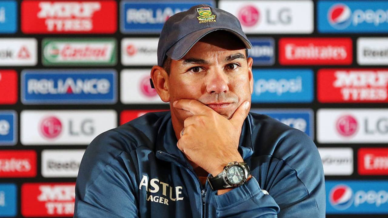 Russell Domingo at the post-match press conference, New Zealand v South Africa, World Cup 2015, 1st Semi-Final, Auckland, March 24, 2015