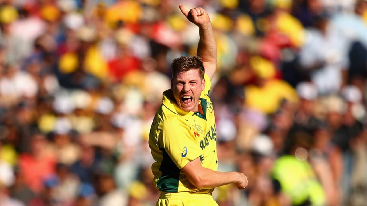 James Faulkner was Man of the Match in the World Cup final&nbsp;&nbsp;&bull;&nbsp;&nbsp;Cameron Spencer/Getty Images