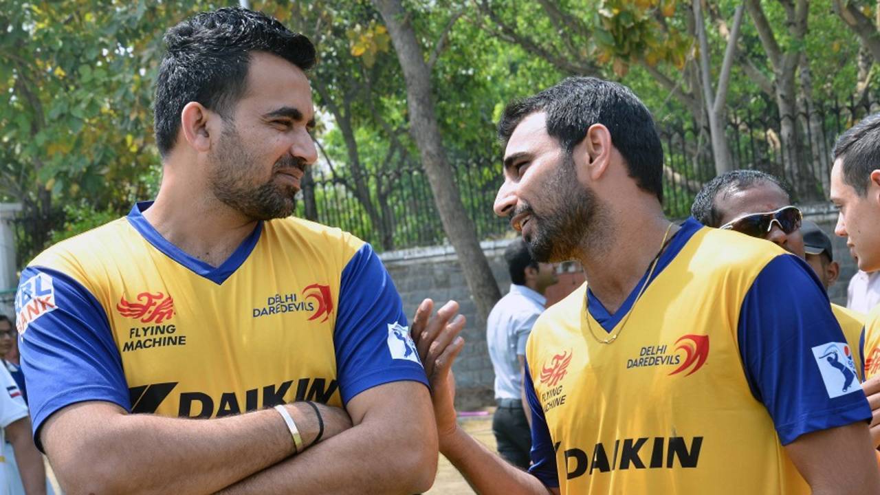 Delhi Daredevils' Zaheer Khan and Mohammed Shami are yet to take the field in IPL 2015&nbsp;&nbsp;&bull;&nbsp;&nbsp;Delhi Daredevils