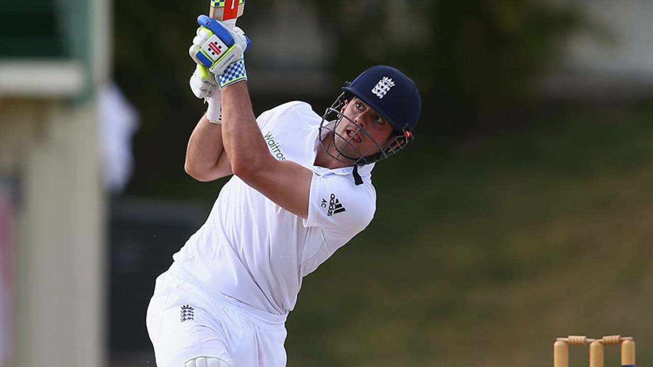 Alastair Cook was able to find some form, St Kitts Invitiational XI v England XI, Basseterre, 1st day, April 6, 2015