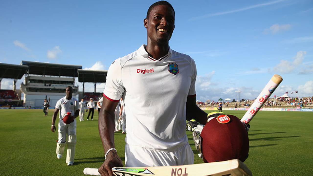 Jason Holder's maiden century ensured a draw for West Indies&nbsp;&nbsp;&bull;&nbsp;&nbsp;Getty Images
