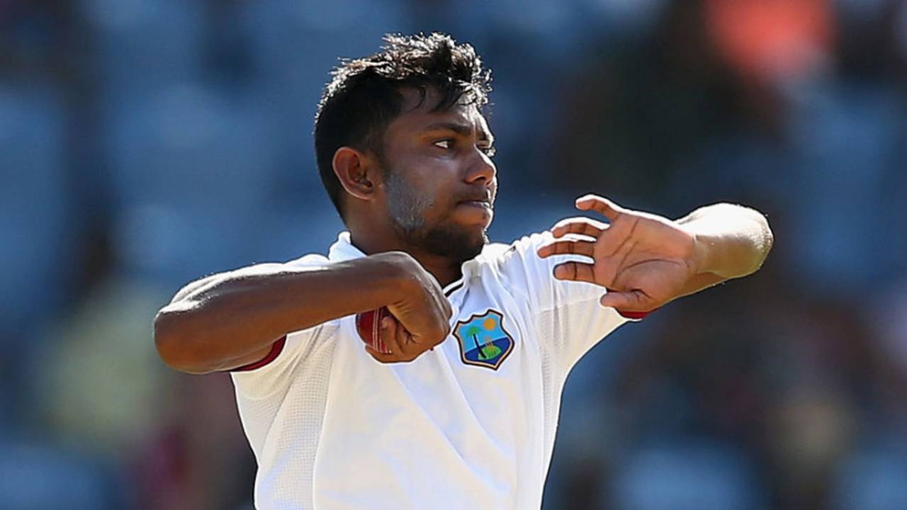 Devendra Bishoo took 4 for 177, West Indies v England, 2nd Test, St George's, 3rd day, April 23, 2015