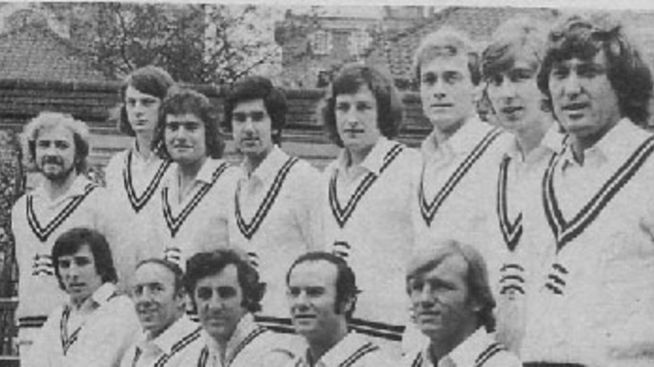 The Middlesex squad in 1975