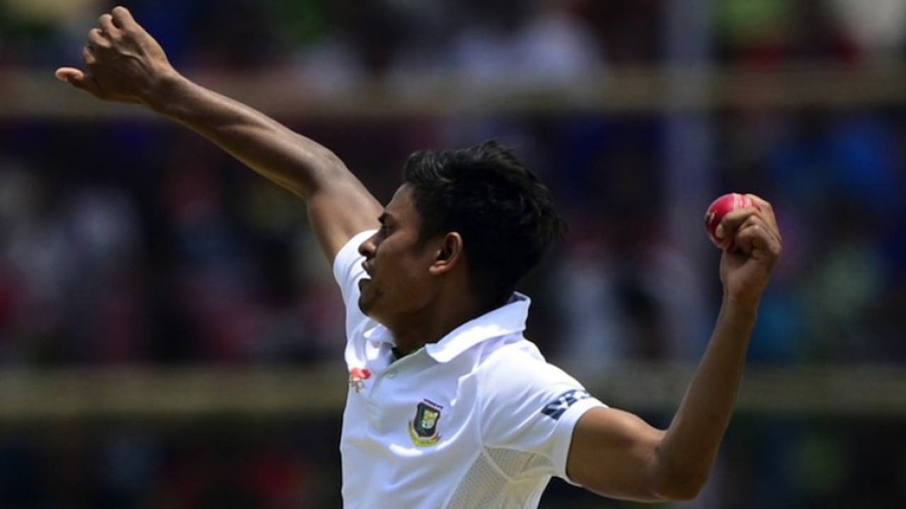 Taijul Islam was the lone relief for Bangladesh as he took three wickets while India piled it on in Hyderabad&nbsp;&nbsp;&bull;&nbsp;&nbsp;AFP