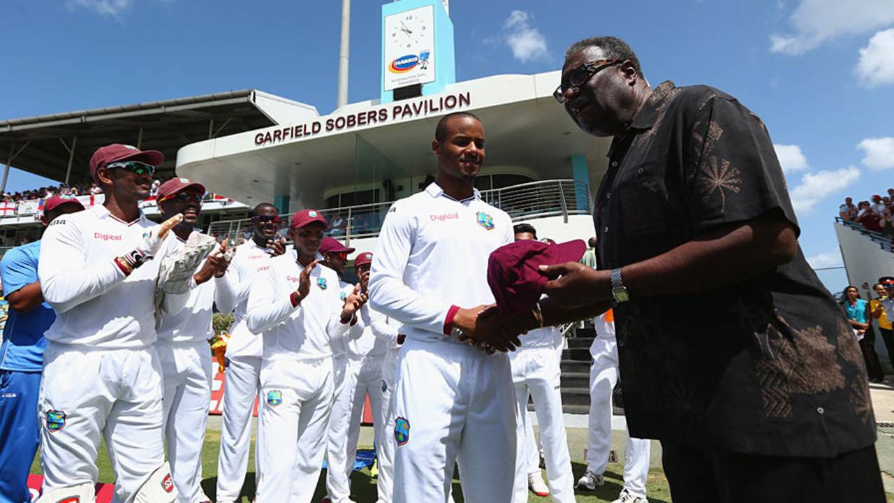 Shai Hope was handed a West Indies debut as the hosts made three changes and were asked to field first&nbsp;&nbsp;&bull;&nbsp;&nbsp;Getty Images