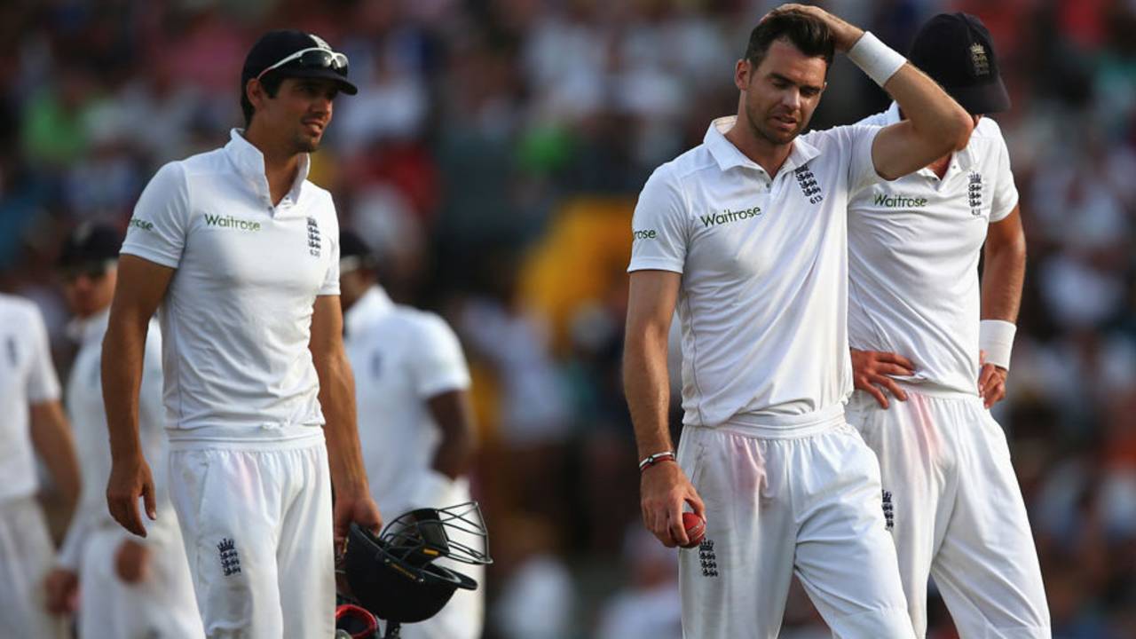 Alastair Cook and James Anderson struggle for answers, West Indies v England, 3rd Test, Bridgetown, 3rd day, May 3, 2015