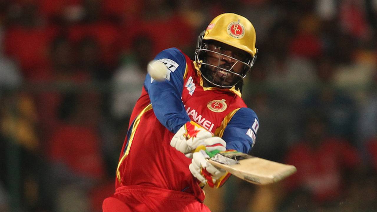 Kings XI Punjab chose to bowl but were up against a storm as Chris Gayle took 20 off the second over, bowled by Mitchell Johnson. Gayle was unstoppable, bringing up his half-century in 22 balls in the sixth over&nbsp;&nbsp;&bull;&nbsp;&nbsp;BCCI