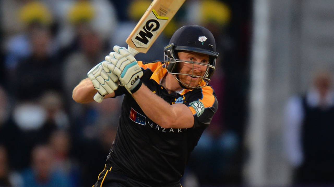 Andrew Gale made an unbeaten 68 off 55 balls, Nottinghamshire v Yorkshire, NatWest T20 Blast, North Group, Trent Bridge, May 22, 2015