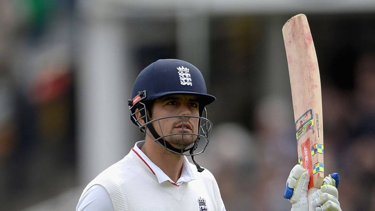 Alastair Cook eventually departed for 162, England v New Zealand, 1st Investec Test, Lord's, 5th day, May 25, 2015