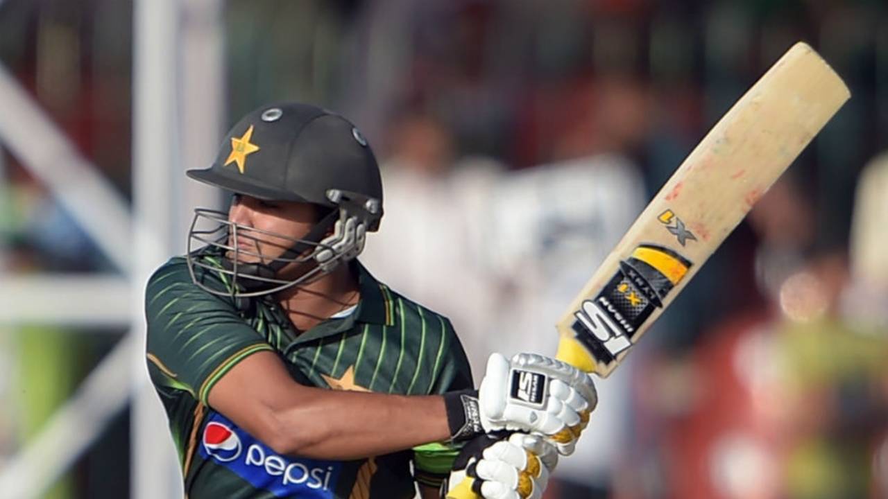 Azhar Ali got to 50 off 55 balls, Pakistan v Zimbabwe, 1st ODI, Lahore, May 26, 2015