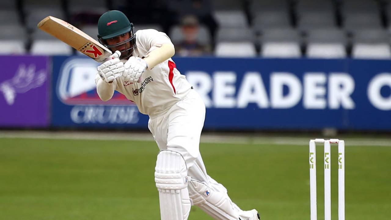 Andrea Agathangelou finished unbeaten on 42 in his first appearance for Leicestershire, Essex v Leicestershire, County Championship, Division Two, Chelmsford, 4th day, June 3, 2015