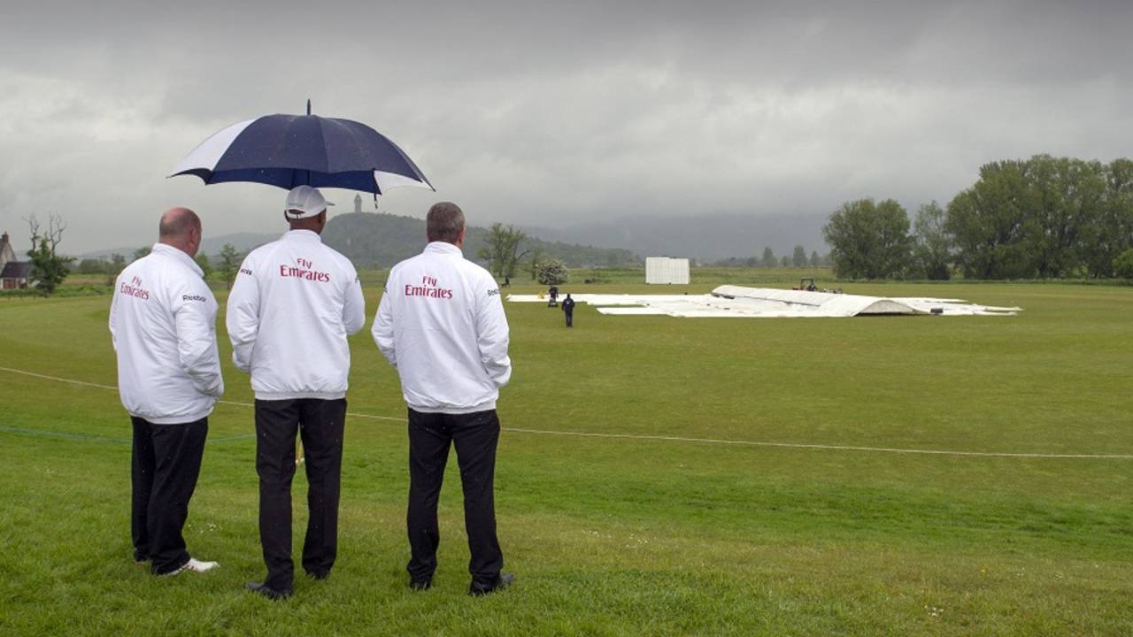 Rain has frustrated Scotland in two of their three Intercontinental Cup matches so far&nbsp;&nbsp;&bull;&nbsp;&nbsp;Donald MacLeod / Cricket Scotland