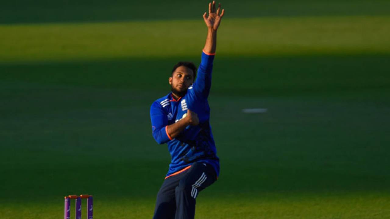 Adil Rashid claimed 4 for 55, England v New Zealand, 1st ODI, Edgbaston, June 9, 2015