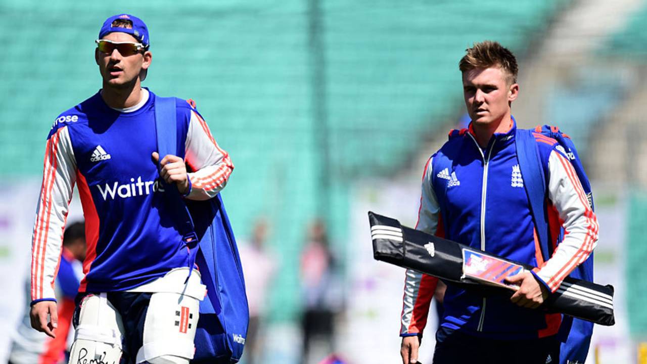 Alex Hales and Jason Roy at training, Kia Oval, June 11, 2015
