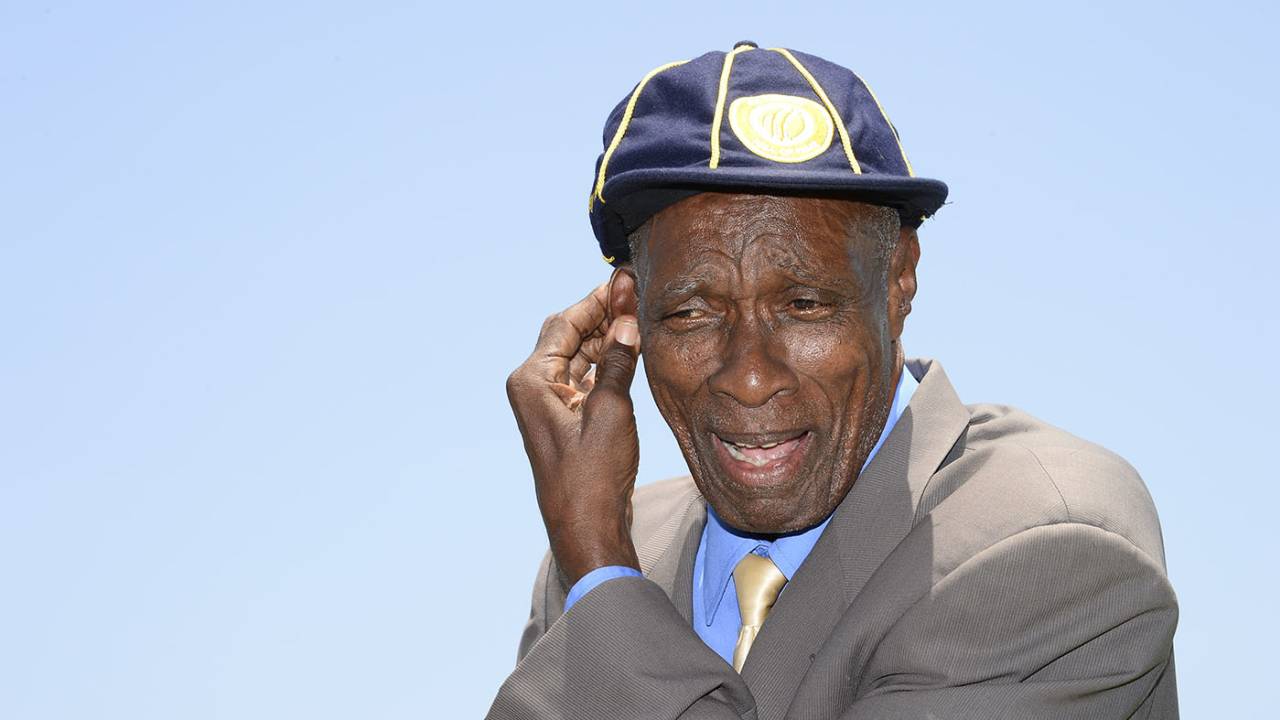 Wes Hall was inducted into the ICC Cricket Hall of fame, West Indies v Australia, 2nd Test, 1st day, Kingston, June 11, 2015