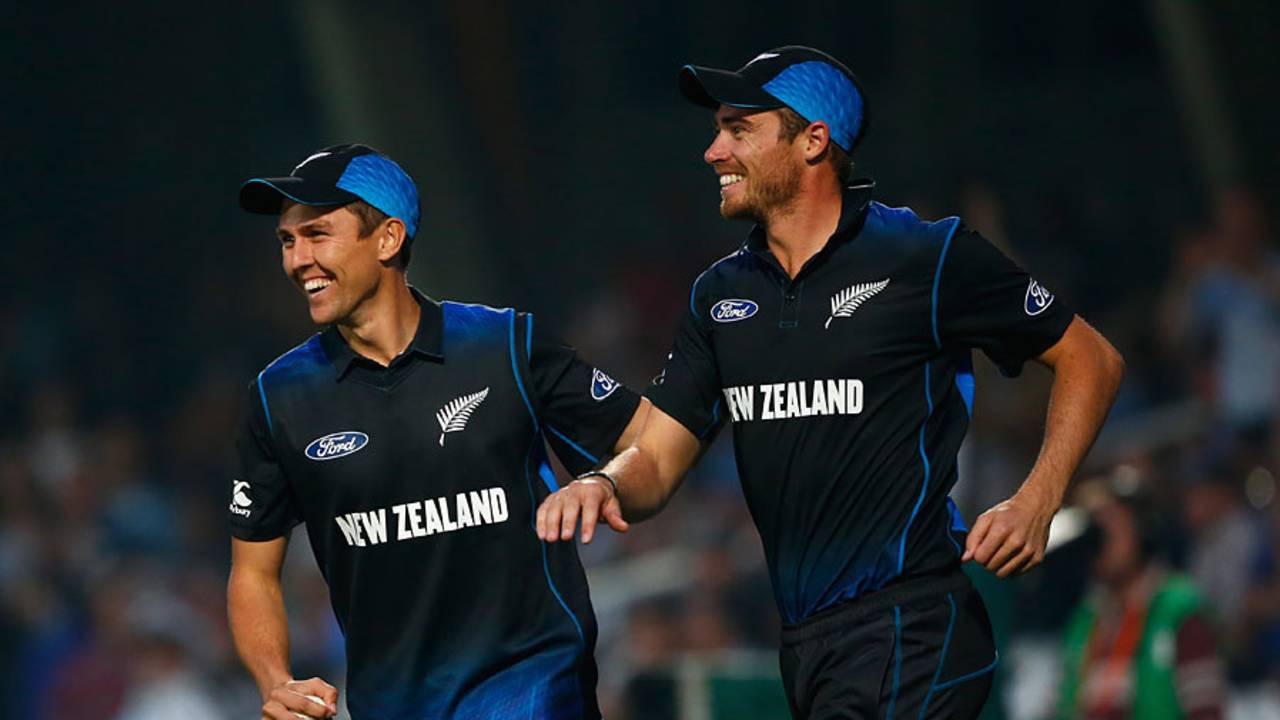 File photo: Trent Boult and Tim Southee are inseperable. They even get rested from the squad together&nbsp;&nbsp;&bull;&nbsp;&nbsp;Getty Images